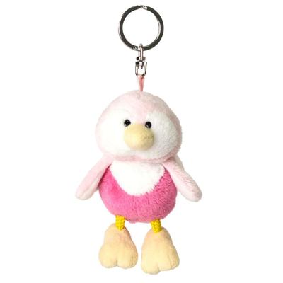 Niki 2025 Schlüsselanhänger für Kinder, Rotkehlchen, 10 cm (10 cm), Vogel, Rosa, B7 x T6 x H, Rosa