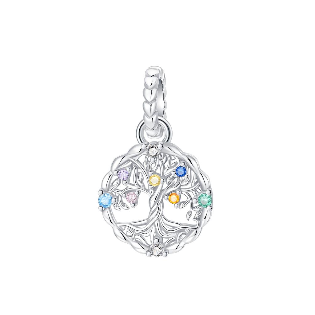 Original Copper Leaf Tree Of Life Charms Bead Bird Pendants Fit Bracelets Diy Jewelry Lover Friend Gift