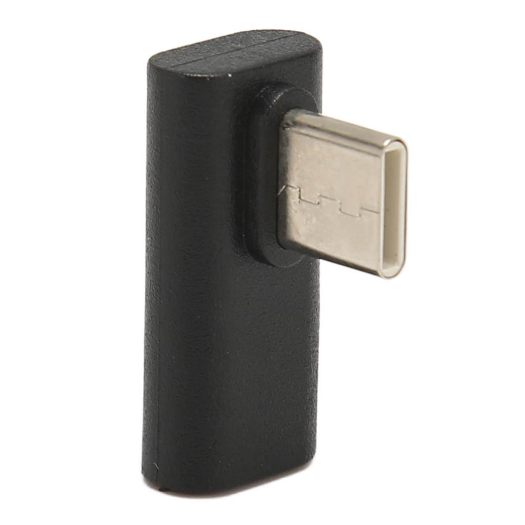 90 Degree Right Angle USB C Male to USB C Female Adapter USB3.1 10Gbps Data Transfer Fast Charging