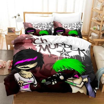 3D Print Charlie Murder Bedding CollectionDuvet Cover Comforter Bed Collection Quilt Cover PillowcaseKing Queen Twin Size Boys Girls Adultse