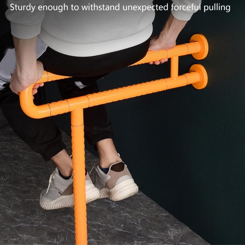 Nonslip Bathroom Handle Elderly Support Shower Rail Toilet Handrail Stainless Steels Grab Bar Easy Installation
