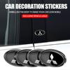 3D Oval Aluminum Sticker Car Sticker Body Trunk Decoration Decal Car Acc For Mitsubishi Outlander Lancer 9 10 Pajero L200 EX