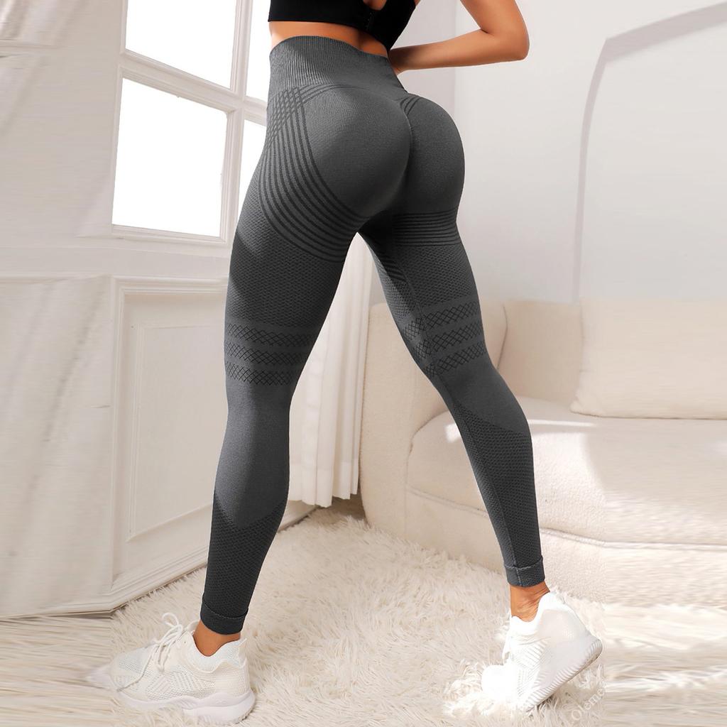 Women's Casual Seamless Hip Lifting Fitness Pants With Tight Fit And High Waist, Seach Hip Yoga Pants