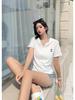 2022 Summer Korean Hooded Button T-shirt - Hot Celebrity Short-Sleeve, Loose Fit for Female Students