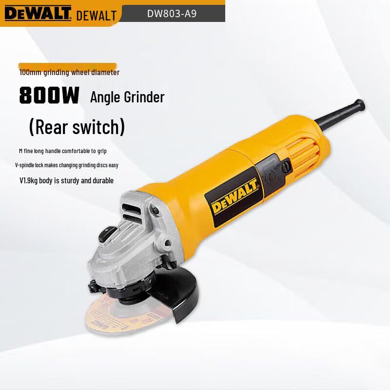 

DeWalt 100mm Angle Grinder CN plug (adapter included)