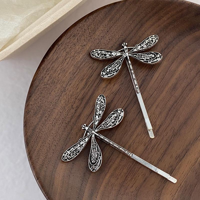 Vintage Dragonfly Barrettes Hairpin Hair Clips For Women Girls Headwear Bangs Side Hair Accessories