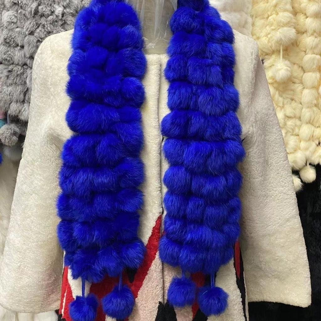 Fall and Winterfashion Scarf Stuffed 1m Heattech Imitation Fur Scarffashionthickened Scarf