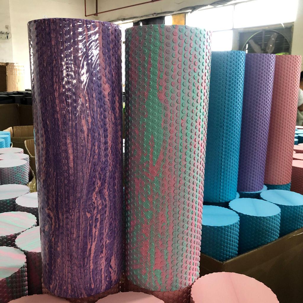 Camouflage EVA Foam Roller for Calf Massage and Yoga