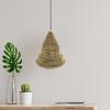 Braided Pendant Light Shade Only Ceiling Cover Rustic Lightcover Woven Lampshade for Room