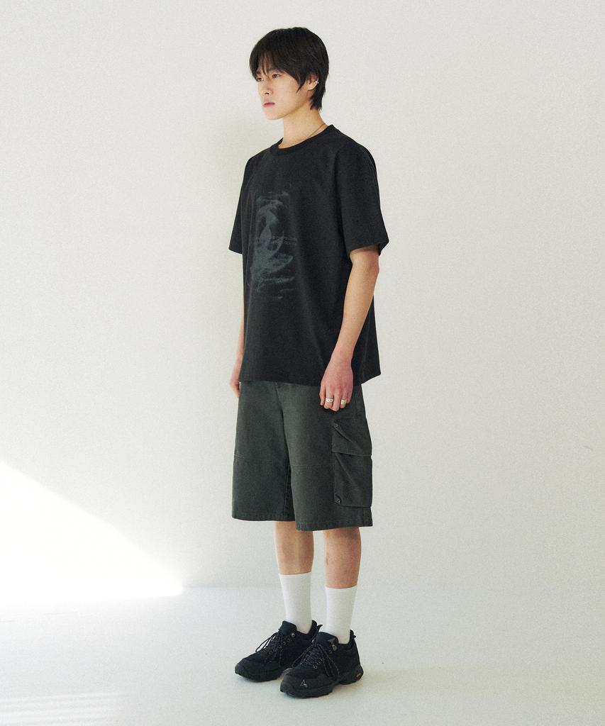 SLOWACID Dune Wave Short Sleeve T-Shirt [Black]