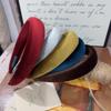 Damen Retro Weinrot Breites Stirnband für Hohe Stirnen - 2025 Neuer Stil Herbst/Winter Haaraccessoire