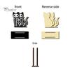 Halloween Kitchen Decor Wooden Napkin Holder, Skeleton Black Cat Gnome Tissue Storage Rack, Cute Counter Accessories Cartoon Tabletop Decorative