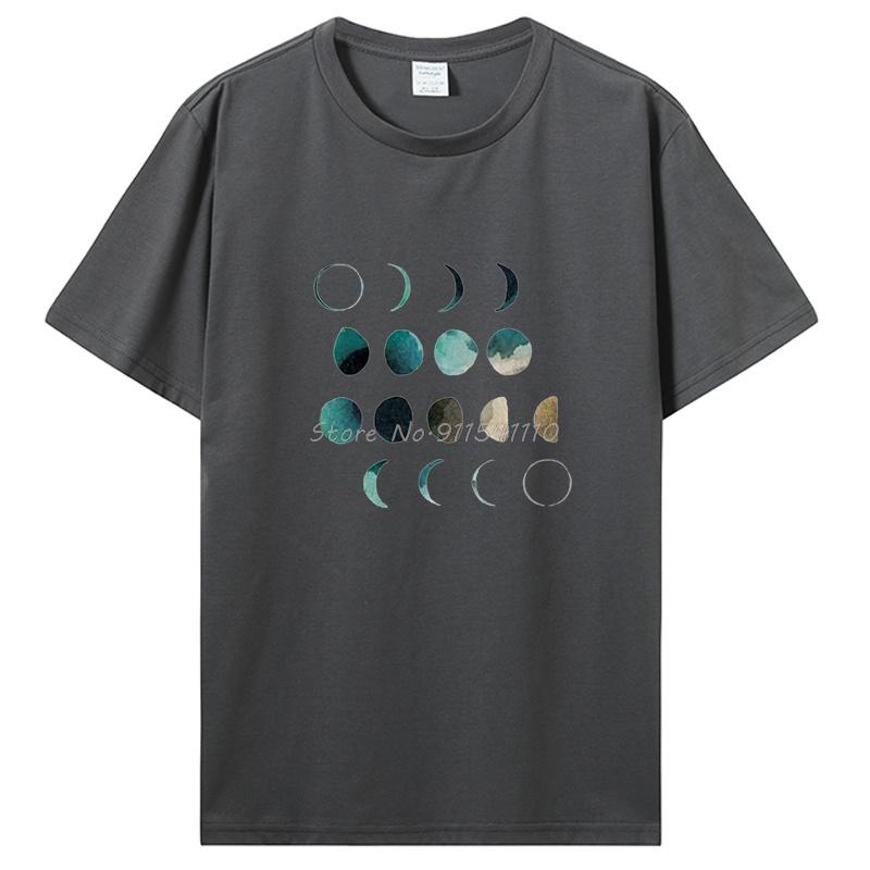 Universe Planets Print Tshirt Casual Cotton T Shirt Oversized Unisex Streetwear Tshirt Fashion Fitness Tops Tees Unisex S Clothing