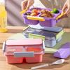 1200ml Lunch Box for Students Office Heat-resistant Bento Box Bring Tableware Office Worker Picnic Bento Food Storage Containers