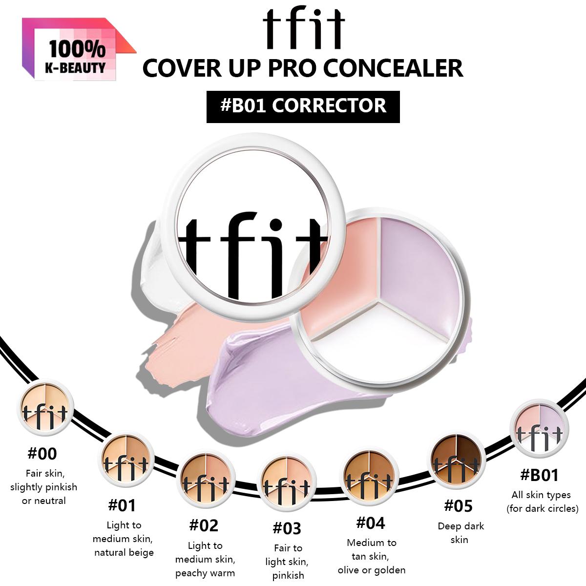 Ovs Donna Bianco Cover Up Pro Concealer 00 Light 15G - Make-Up Coreano, Taglia: Fasul - Immagine 4