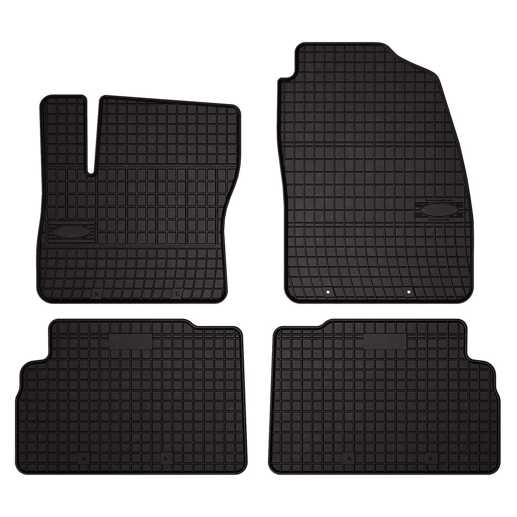 Dywaniki samochodowe gumowe do: Ford C-MAX MK2 minivan (2011-2015) - czarne, dopasowane