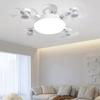 2-in-1 60W Fan Light E27 Drone Design Ceiling Fan Light with Remote Control AC85-265V Fan Lighting Bulb for Home Restaurant