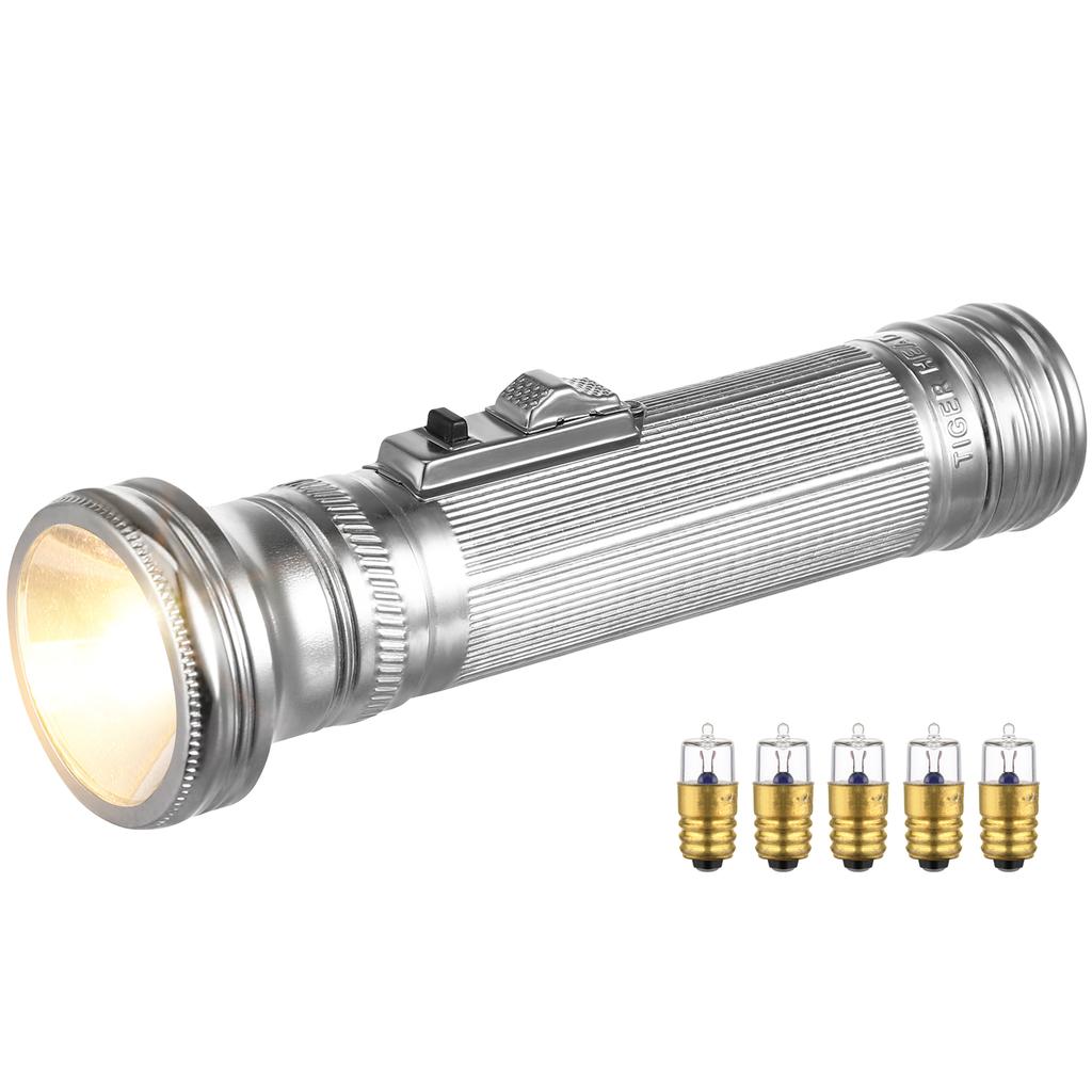 Small Metal Vintage Flashlight Props Old Fashioned Portable Lantern Small Flashlight For Adventure Night Use Portable Lighting