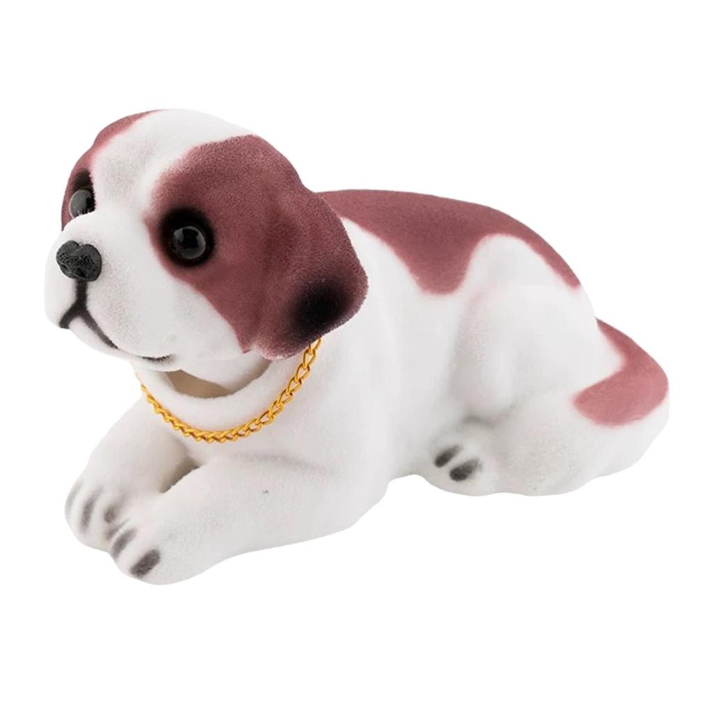 Dog Figurine for Vehicle Dashboard, Interior Accessories for Pet Lovers, Gift for Office Space