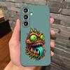 Neon Eyed Brain Alien Monster Phone Case For Samsung S26 S25 Edge S24 S23 S22 S21 S20 Ultra Plus Fe Galaxy Silicon Cover