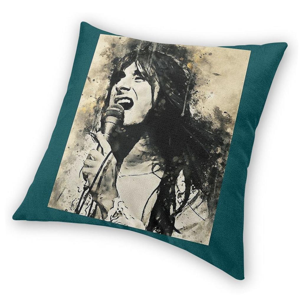 Steve Perry Fanart Square Pillowcase Polyester Linen Velvet Printed Zip Decorative Throw Pillow Case Room Cushion Case