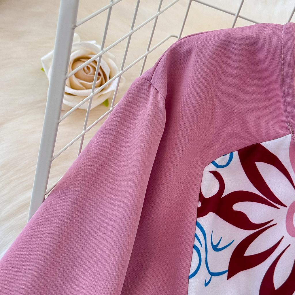 Podzimní Vintage Dámské Tištěné Patchworkové Dlouhé Šaty Elegantní O-Výstřih Vysoký Pas A-Linie Ležérní Maxi Šaty Dámské Sváteční Šaty