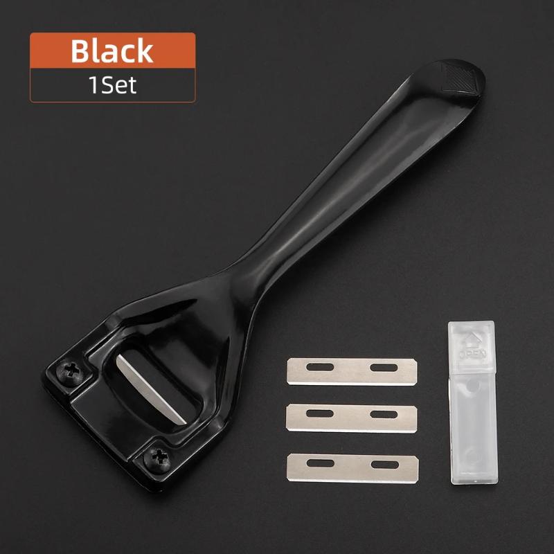

1Set Leather Skiving Knife For Leather Thinning, Diy Leather Carving Cutting Tool, Professional Leather Thinner Peeling Tool чёрный