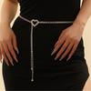 Gothic Waist Belt Stylish Rhinestones Waist Chain Belt Elaborate Chain Belly Chain for Music Festival Belt Waist Chain