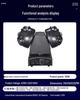 Double Ball LED Phantom Color Moving Head Light Bar with Voice Control & Seven-Color Rotating Strobe for Stage and KTV Atmosphere