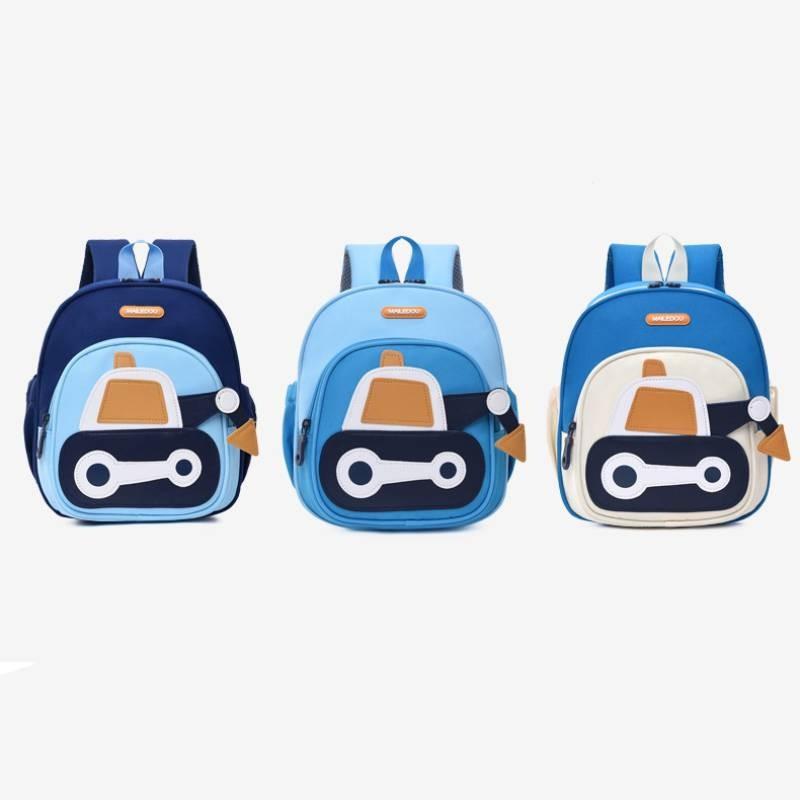 Adorable Cartoon Excavator Toddler Backpack For Boys And Girls Ages 1-6 Years