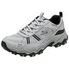 Skechers Outdoor Men Comfort Durable Spring Summer Elevated Low Top Hiking Shoes Gray Black 237830-GYBK