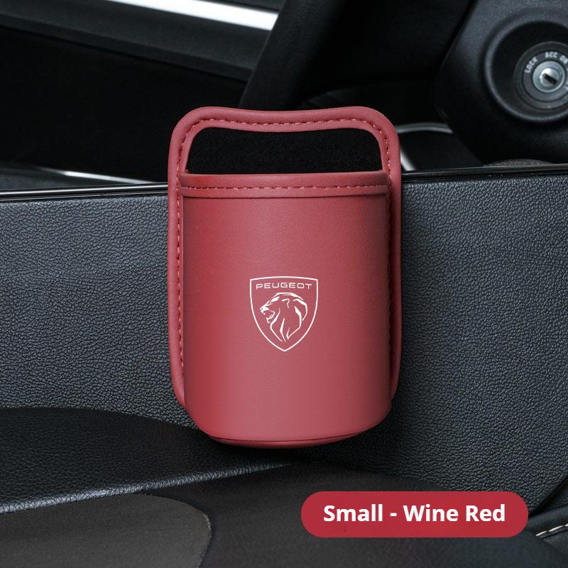 Car Door Storage Box Seat Hanging Trash Can Trash Can Suitable for Peugeot 205 206 207 208 301 307 308 406 407 408 508 2008 3008