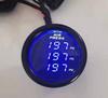 Digital Air Gauge, Air Meter, Blue, 3 Gauges, Front and Rear Tank, AERSUS LED,