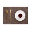Leather placemat ins wind cloth pattern creative placemat waterproof and oil-proof table mat Nordic style western food pressure insulation mat