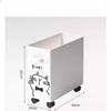 Oxford Cloth Storage Basket for Office, Study, Dorm Room, Under Desk, Mobile with Wheels, Foldable Dirty Laundry Basket