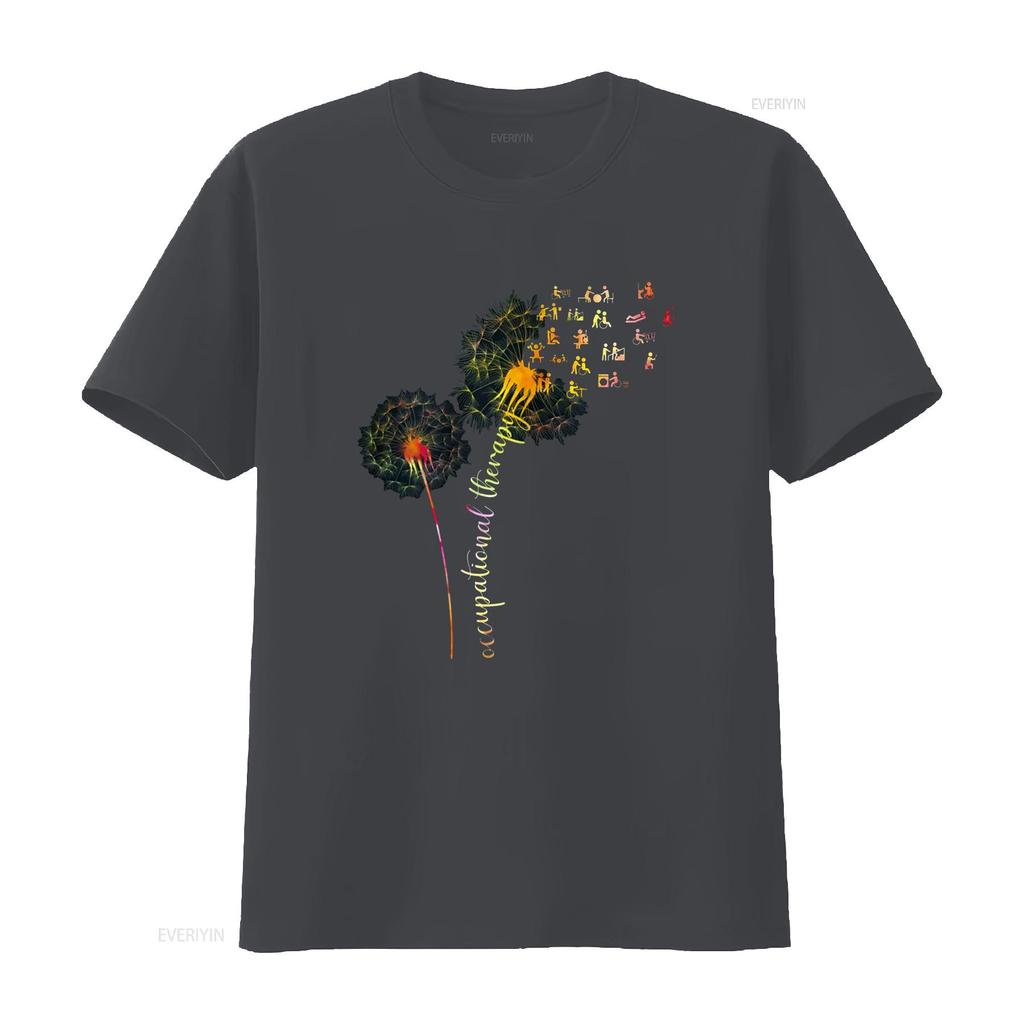Flower Occupational Therapy Costume OT Therapist T Shirt Vintage Washed Versatile Casual Soft Stylish Unisex Designer Clothes