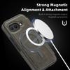 For Google Pixel 9a Case Compatible with MagSafe RFID Blocking Card Holder Leather Phone Cover