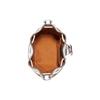 Coach Dempsey 14 Classic Monogram Colorful Striped Canvas And Leather Bucket Bag Women Bags Brown White CJ661-SVOT8