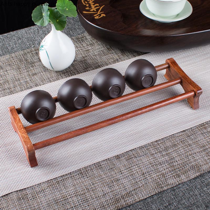 

Teacup Rack Wooden Cup Holder Home Decoration Drain Racks Drying Cup Holder Tea Set Storage Rack Tumbler Holders Organizer Shelf