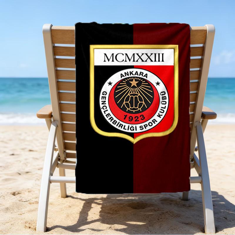 Genkelbigli Club Sports Microfiber Beach Towel, Lightweight And Quick-Dry, for Summer Travel, Beach Essential, Swimming Pool Outdoor