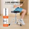 Kids Drum Set 3-Piece 14 in Beginner Drum Set for Child with Throne Blue