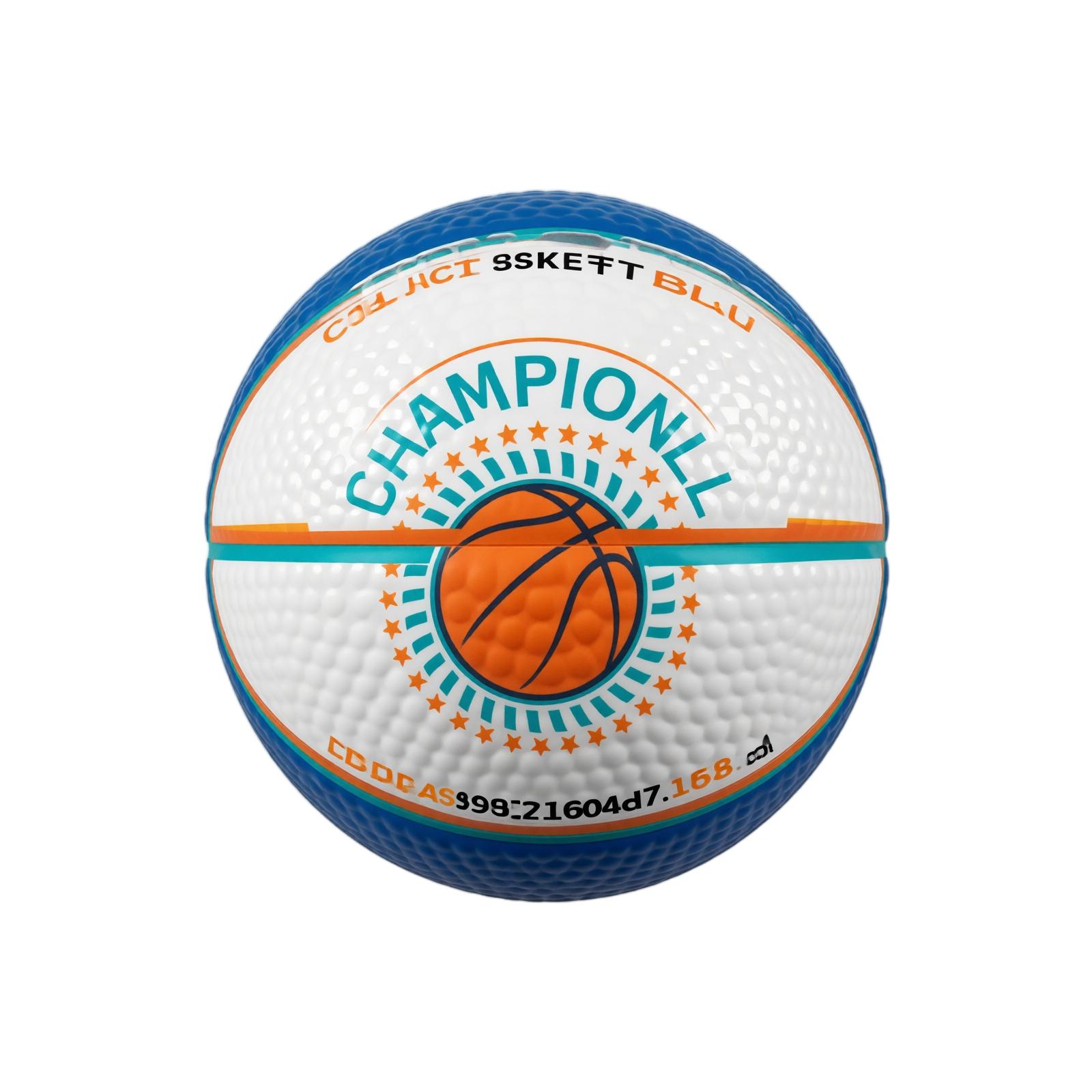 9cm Mini Basketball for Kids Solid PU Material High Elasticity Indoor Outdoor Toy Suitable for Toddlers and Preschool Children One Size