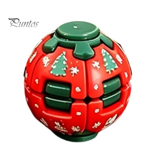Stocking Stuffers for Kids Press to Spin Fidget Ball, Transformable Spinner Sensory Stress Relief Christmas Party Favors Children Toy Adults