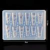 Stereoscopic Design Silicone Nail Mold Nonstick Surface 3D Nail Decoration Mold  Home Manicure