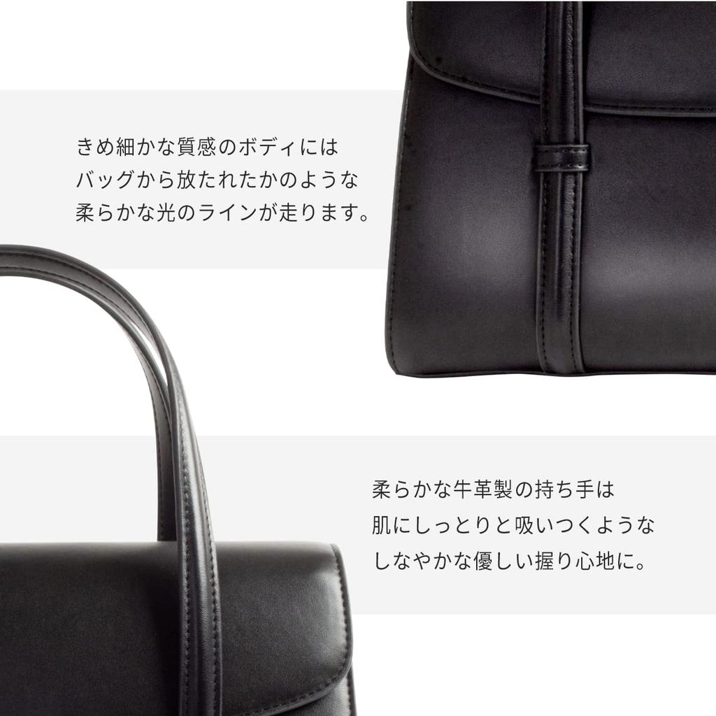 MALTA Formale Tasche, Groß, Schwarz, Rindsleder, Geeignet für Hochzeiten, Beerdigungen, Einweihungszeremonien, Abschlussfeiern und andere Zeremonien. Perfekt für
