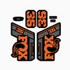 2021 Fox36 AM Front Fork Stickers Mountain Bike Front Fork Stickers FOX 36 Bike Color Change Stickers