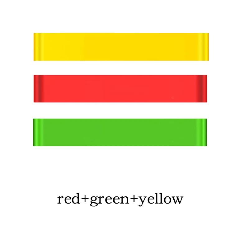 Yoga Sport Exercício Elástico Fitness Faixas Ideais para Casa 5 Níveis Diferentes Faixas de Resistência Pilates Crossfit Equipamento de Treino