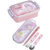 Skater Children's Lunch Box, 1 Tier, 450ml, Dome Shape, Fluffy, Antibacterial, Kids Lunch, Made in Japan, Licca-chan 23, Girls, RBF3ANAG