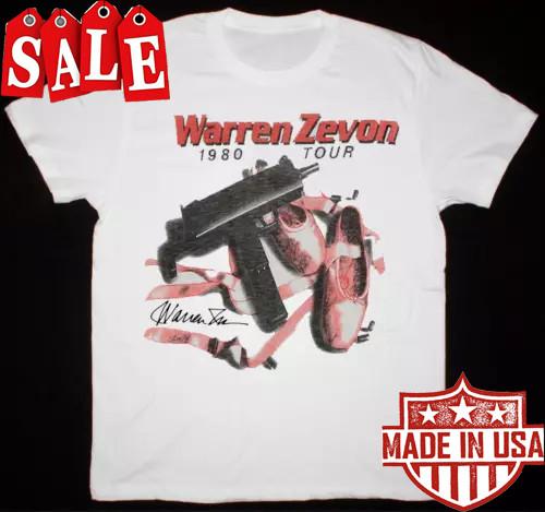 1980 Tour Warren Zevon Shirt Short Sleeve Gift For Fan S to 5XL T-shirt Unisex T-Shirt XXXL