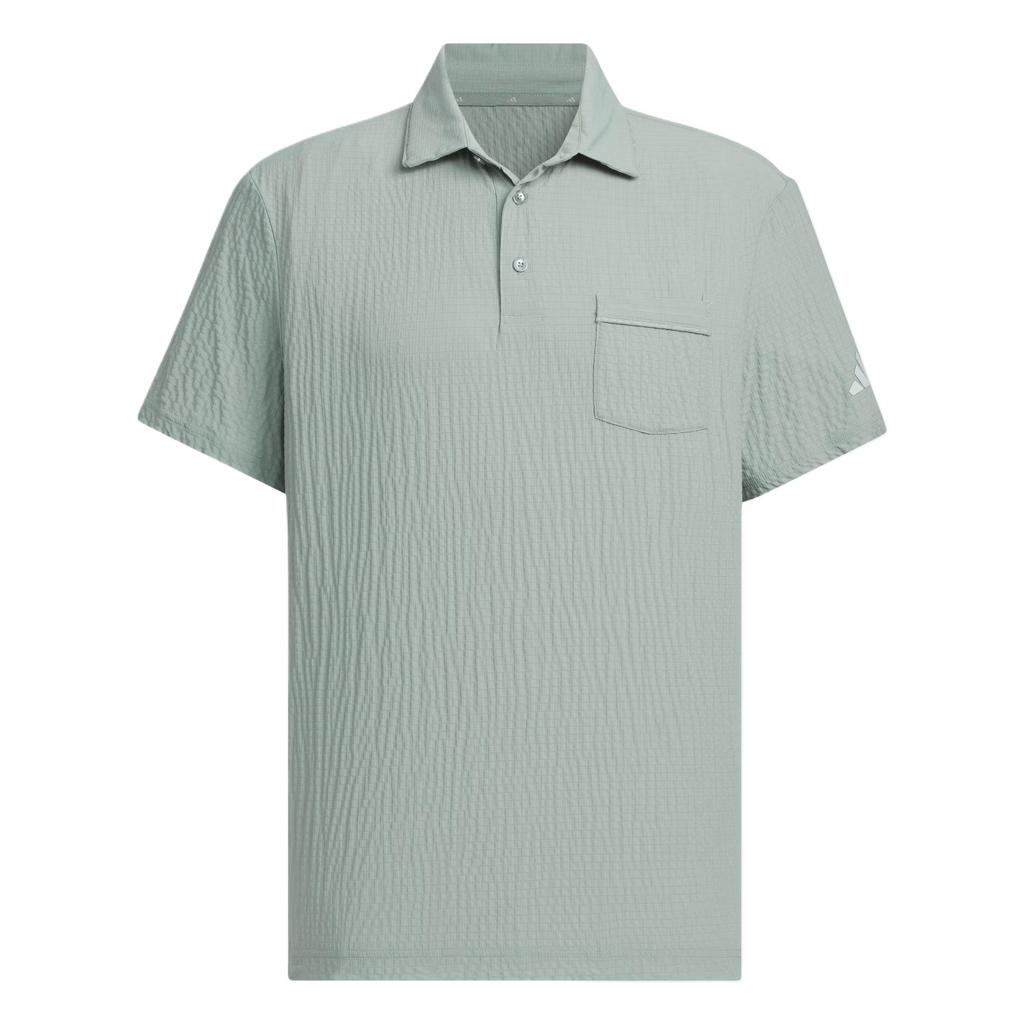 Adidas Comfortable Stylish Beautiful Simple Short Sleeve Polo Shirt Men tops Silver Green JF6297